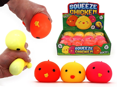 Squeeze Softy Chick Stress Ball - 75mm