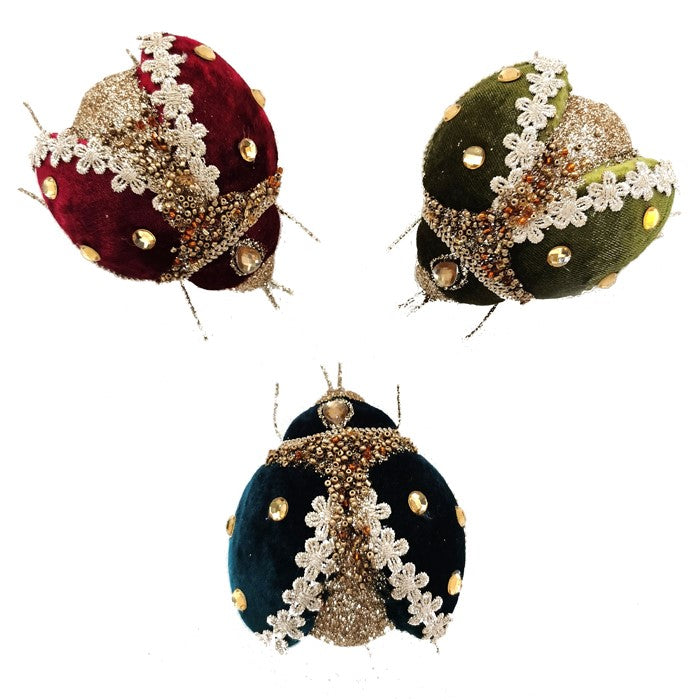 Felt Beetle Round Small Three Assorted 
