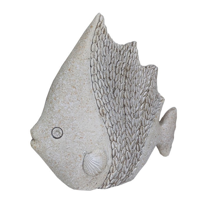 Keppel Whitewash Resin Fish Small 