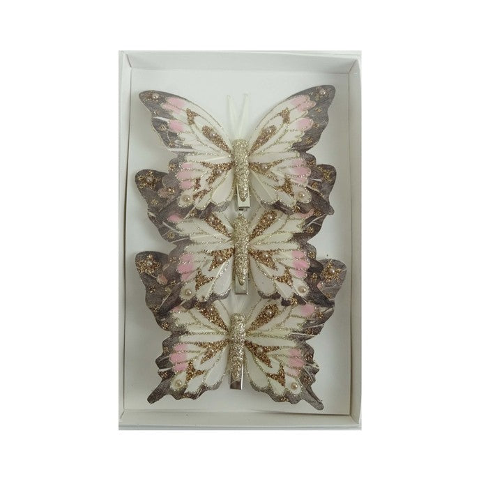 Butterfly 3 Pack Brown Coral Cream 