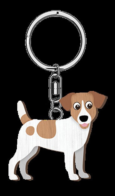 Life Is Better - Jack Russell Keyring 