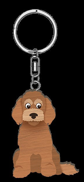 Life Is Better - Spoodle Keyring 