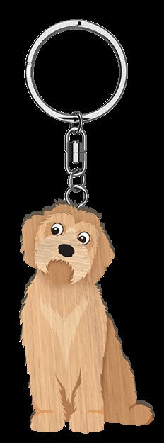 Life Is Better - Groodle Keyring 