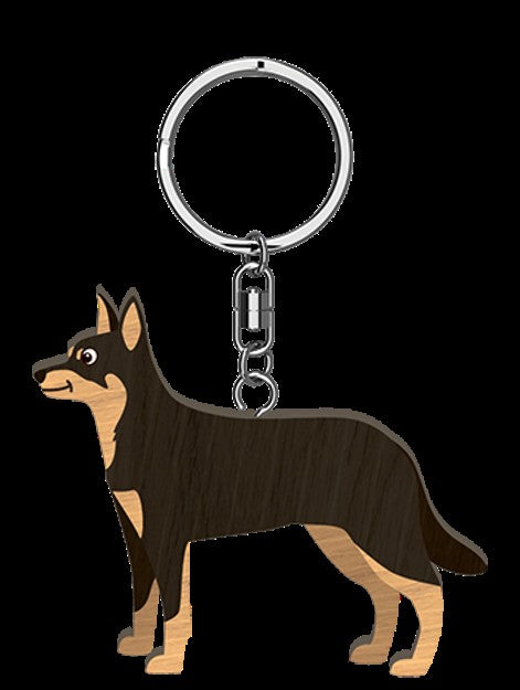Life Is Better - Kelpie Keyring 