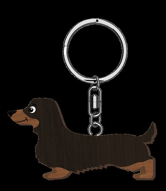 Life Is Better - Dachshund Keyring 
