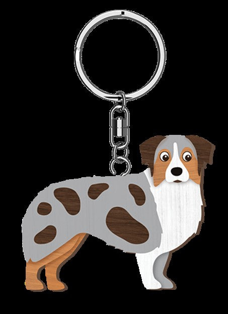 Life Is Better - Australian Shepherd Keyring 