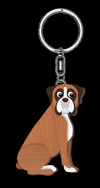 Life Is Better - Boxer Keyring 