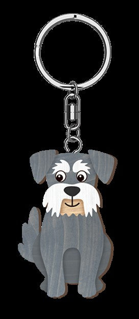 Life Is Better - Schauzer Keyring 