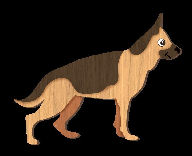 Life Is Better - German Shepherd Magnet 