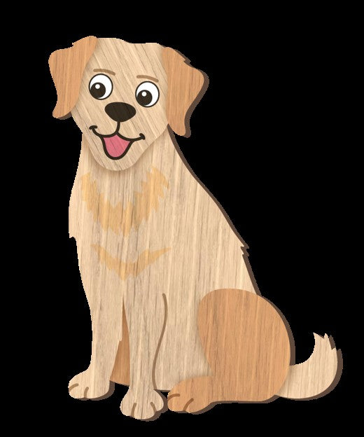 Life Is Better - Golden Retreiver Magnet 