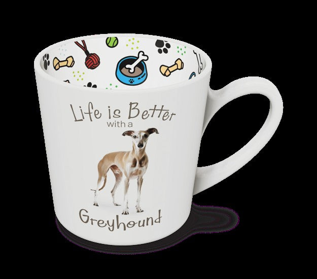 Life Is Better - Greyhound Mug 