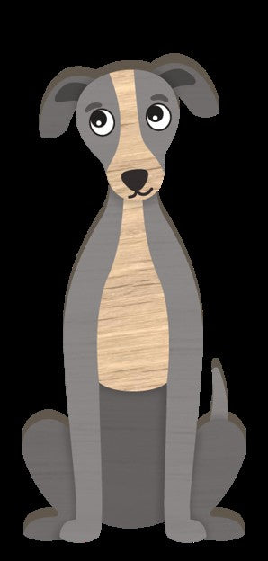 Life Is Better - Greyhound Magnet 