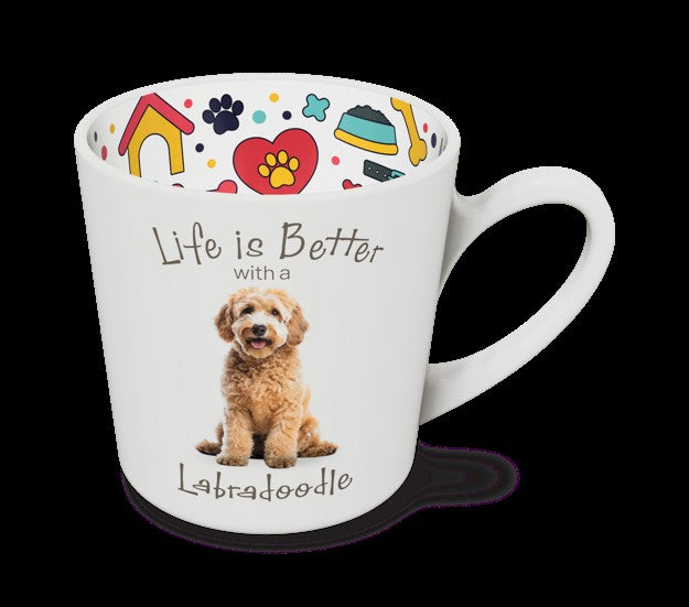 Life Is Better - Labradoodle Mug 