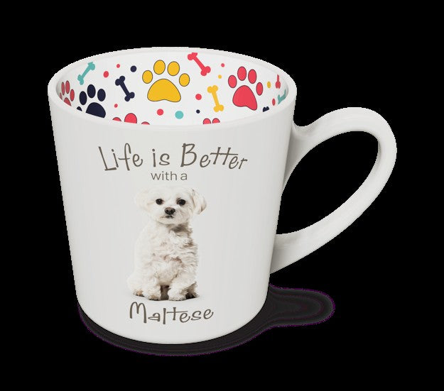 Life Is Better - Maltese Mug 
