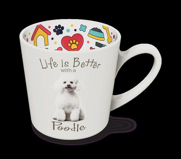 Life Is Better - Poodle Mug 