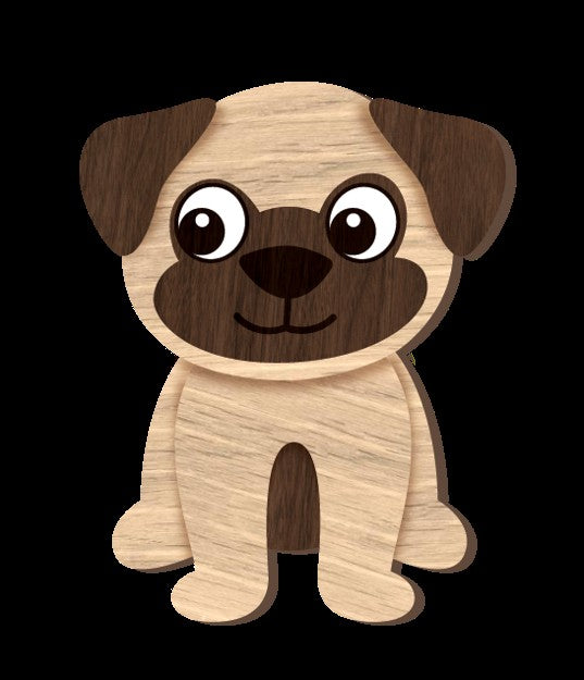 Life Is Better - Pug Magnet 
