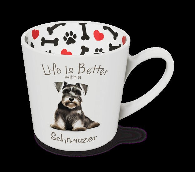 Life Is Better - Schnauzer Mug 