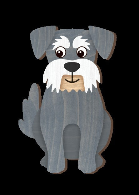 Life Is Better - Schnauzer Magnet 