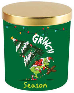 Grinch Season Candle 