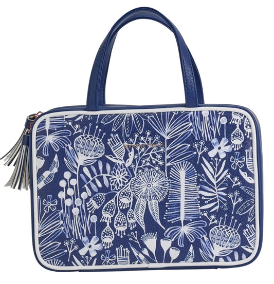 Vanity Toileties Bag - Navy Natives