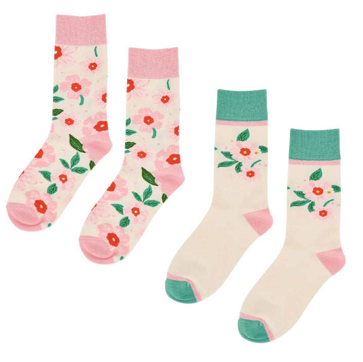 Boxed Socks - Meadow Blush