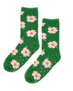 Fuzzy Bed Socks [col:green]