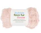 Throw Bubble Fur [col:pink]