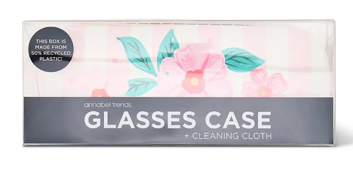 Glasses Case & Cleaning Cloth [des:meadow Blush]
