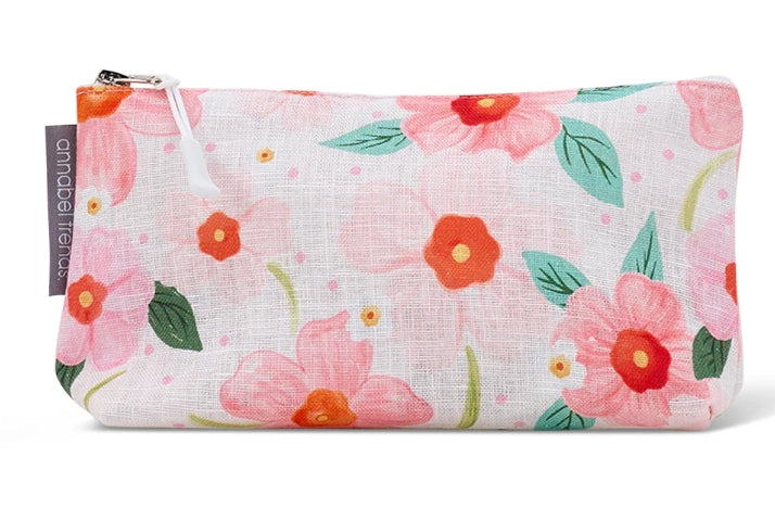 Cosmetic Bag Meadow Blush Linen Small