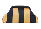 Dumpling Clutch [col:black/toffee]