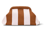 Dumpling Clutch [col:brown/pink]