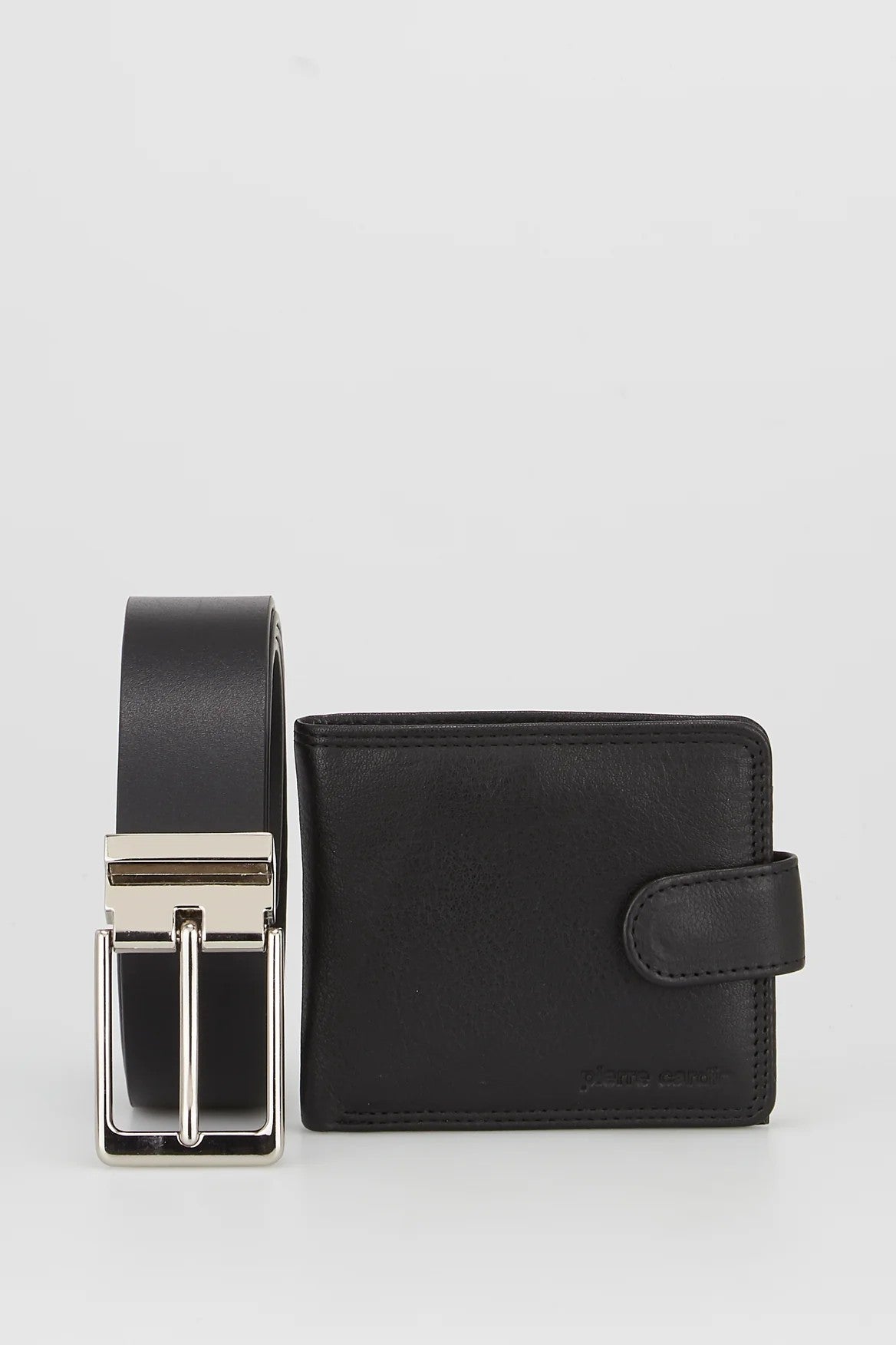 Pierre Cardin Belt & Wallet Gift Set [col:black]