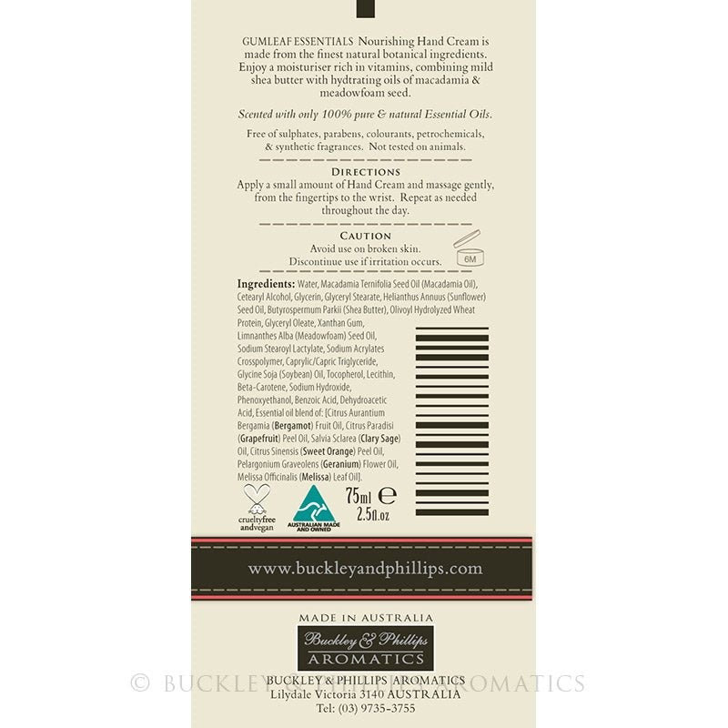 Happiness Essential Oil Hand Cream