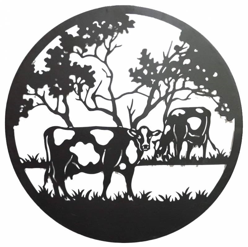 Friendly Cow Wall Art 