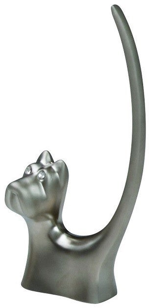 Ring Holder Dog- Silver 