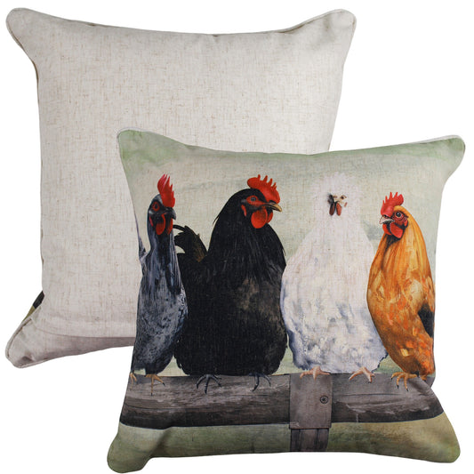 Cluck Comfort Linen Cushion 