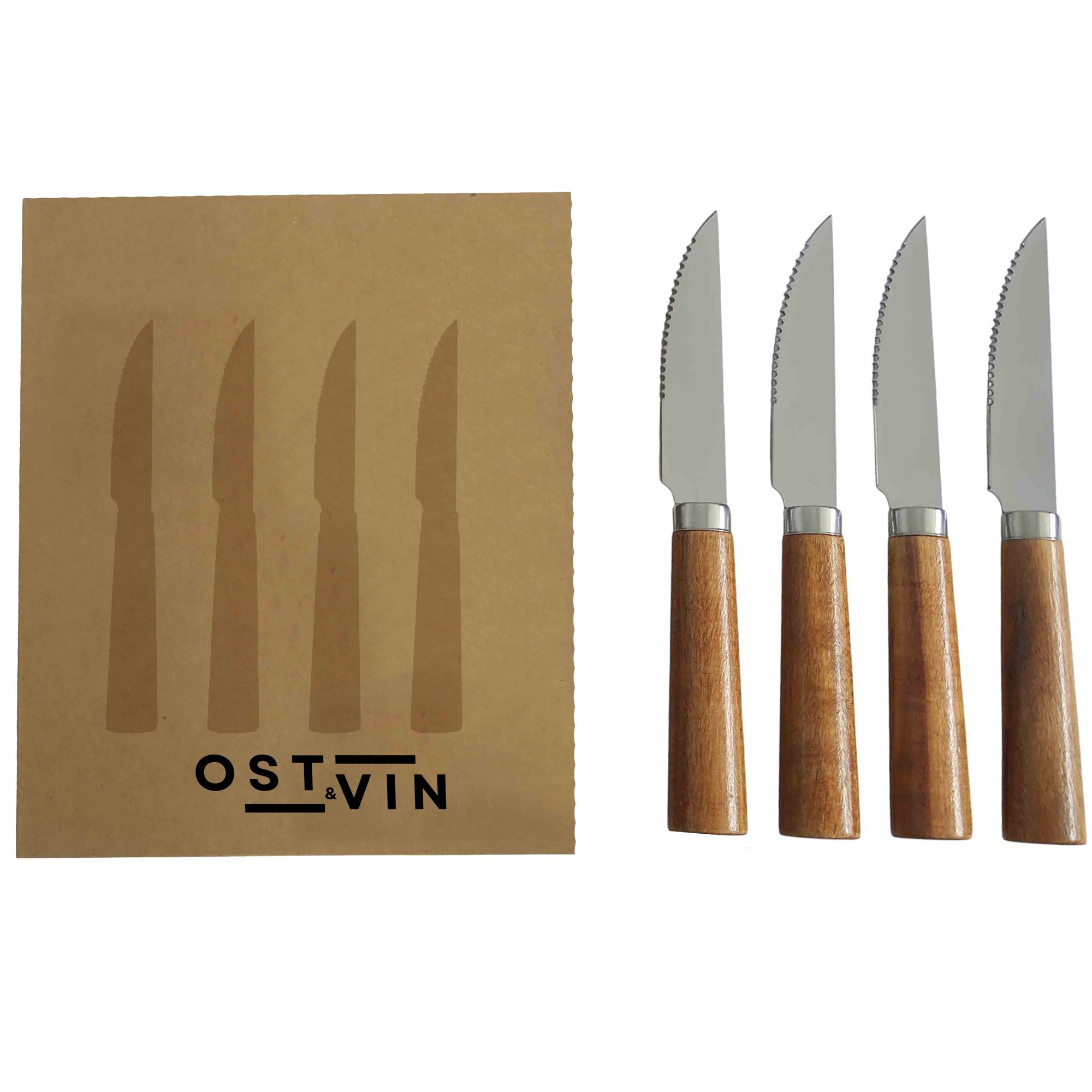 4 Peice 20cm Steak Knife Gift Set 