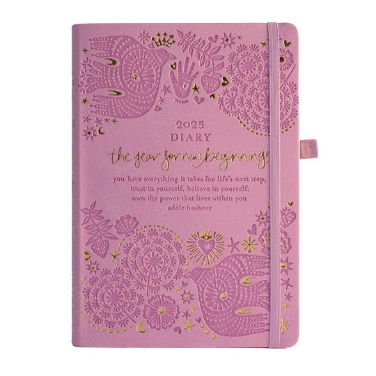 2025 Diary The Year For New Beginnings- Moonlit Purple 