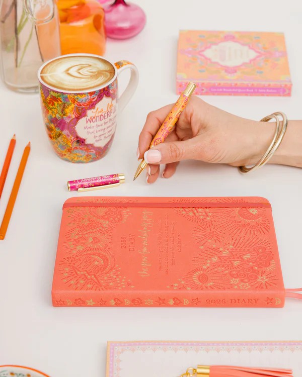2026 Diary The Year For Radiating Joy Peach