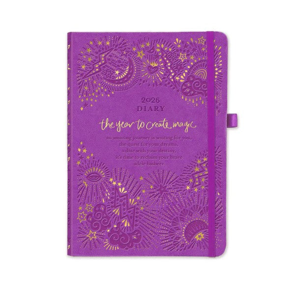 2026 Diary The Year To Create Magic- Berry Bliss 