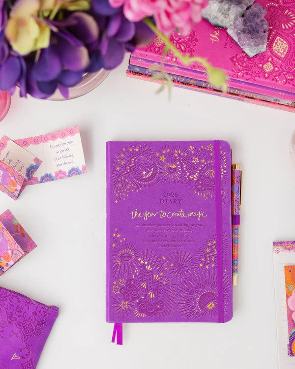 2026 Diary The Year To Create Magic- Berry Bliss 