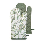 Oven Mitt - Eucalyptus Ivory & Forest