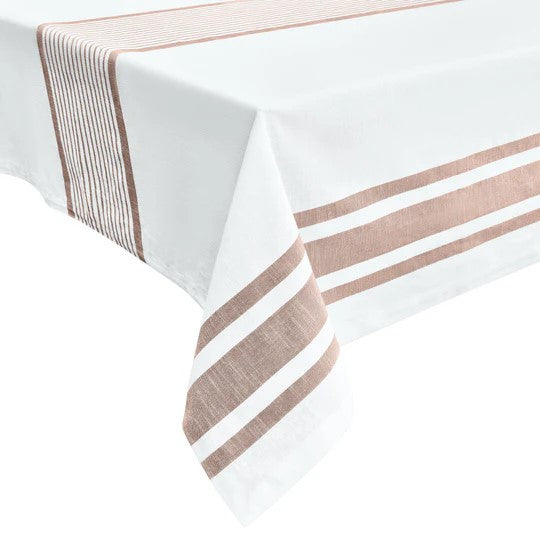 Tablecloth - Cocoa & Ivory 150x250cm