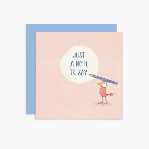 Card - Just A Small Note (twigseeds)