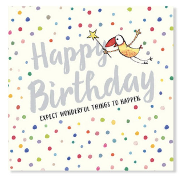 Twigseed Card - Happy Birthday Expect Wonderful Things To Happen
