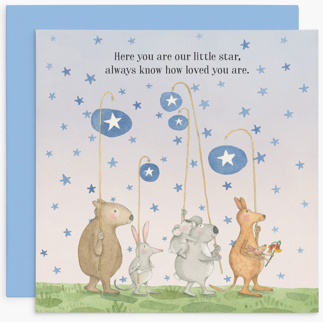 Twigseeds Card - Here You Are Our Little Star 