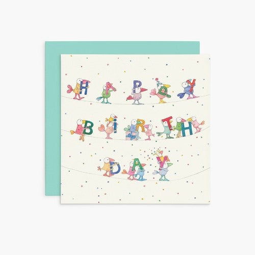 Card - Happy Birthday Banner (twigseeds)