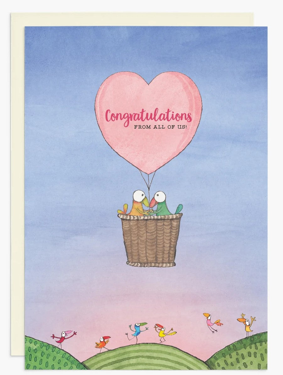 Twigseeds Congratulations From All Of Us Jumbo Card