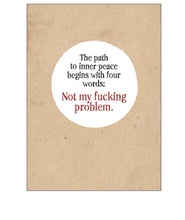Load image into Gallery viewer, Defamations Card - The Path To Inner Peace
