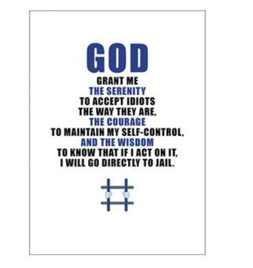 Defamations Card - God Grant Me The Serenity